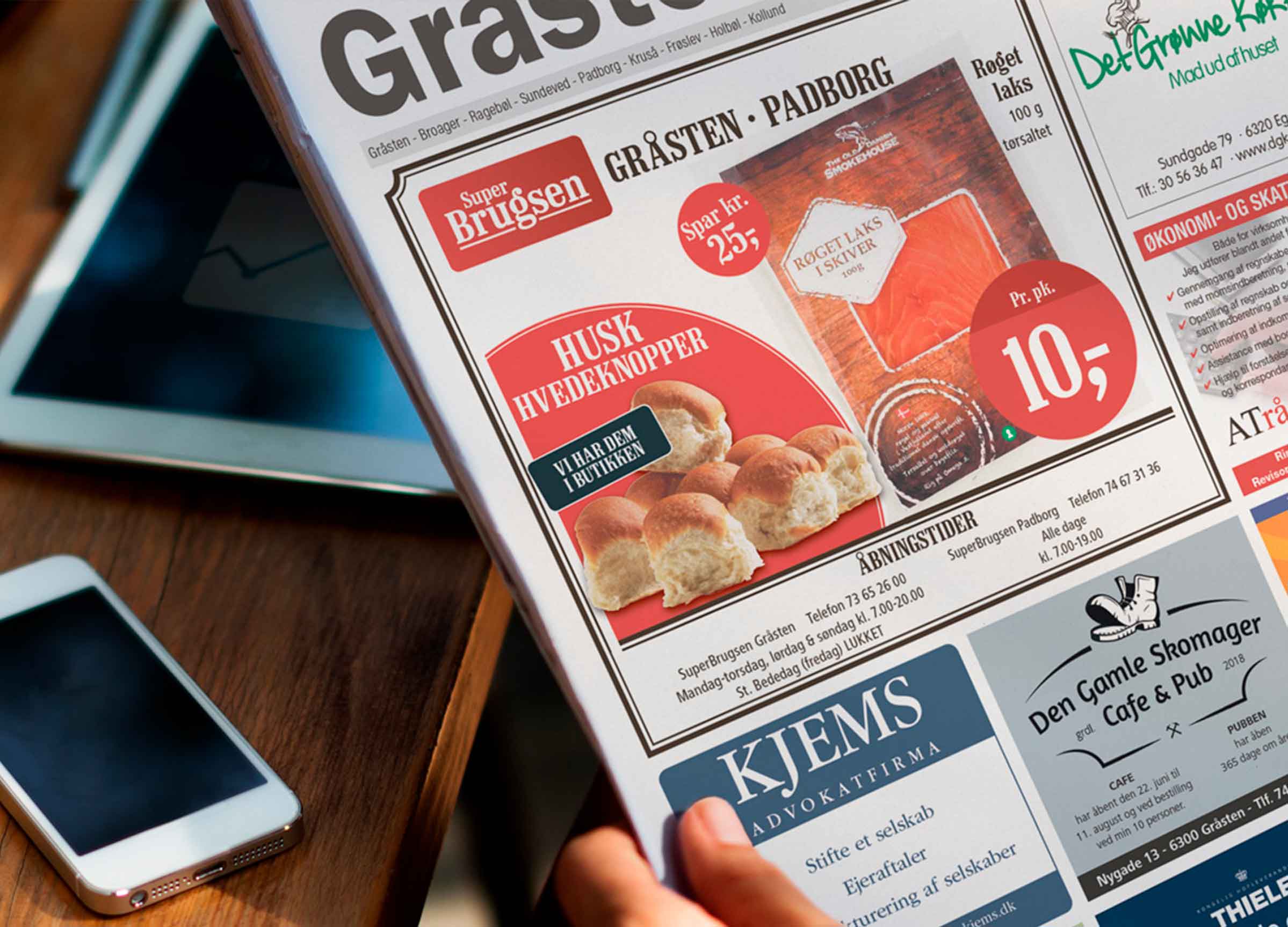 Periódico Danés Gråsten Avis